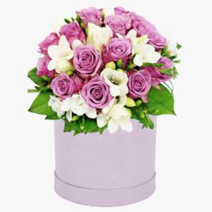 Charming Flowers in a Box